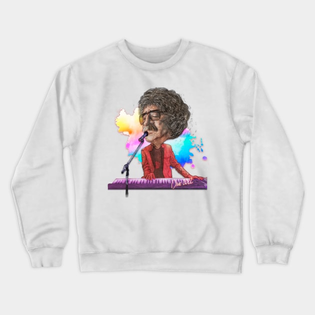 Charly García - Caricatura Crewneck Sweatshirt by Henry Drae